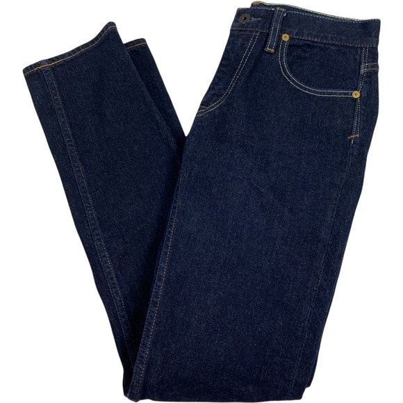 Ralph Lauren 27" Jeans Thompson 650 Blue Label Slim Leg Dark 32" - Picture 4 of 7